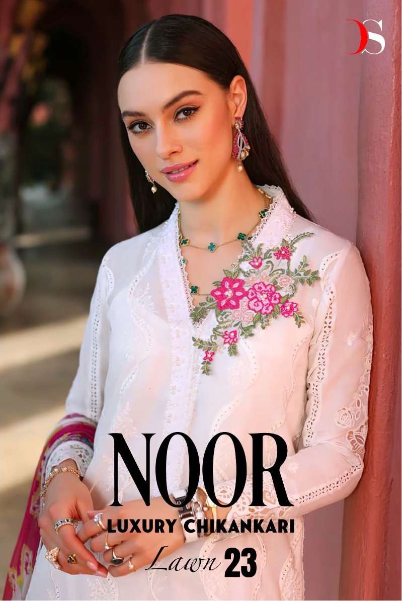 DEEPSY NOOR LUXURY CHIKANKARI LAWN 23